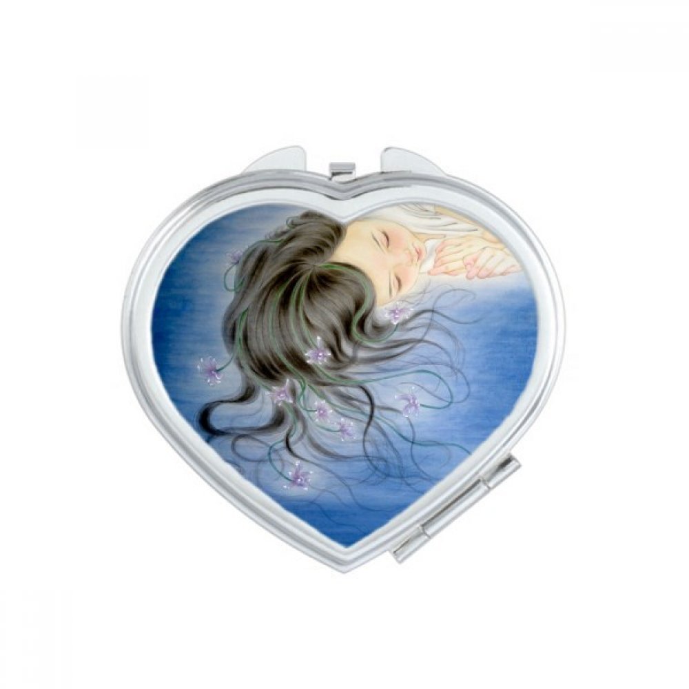 Miroir de maquillage aquarelle : le cadeau fille mignon et portable