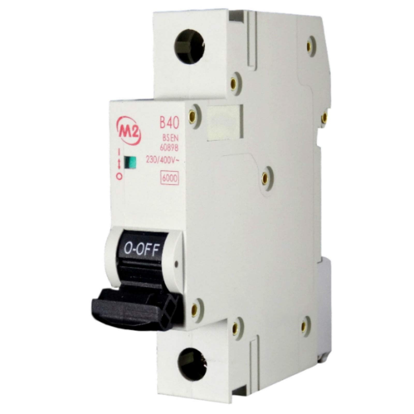 Proteus M2B40 Miniature Circuit Breaker MCB 6kA Type B SP 40 amp