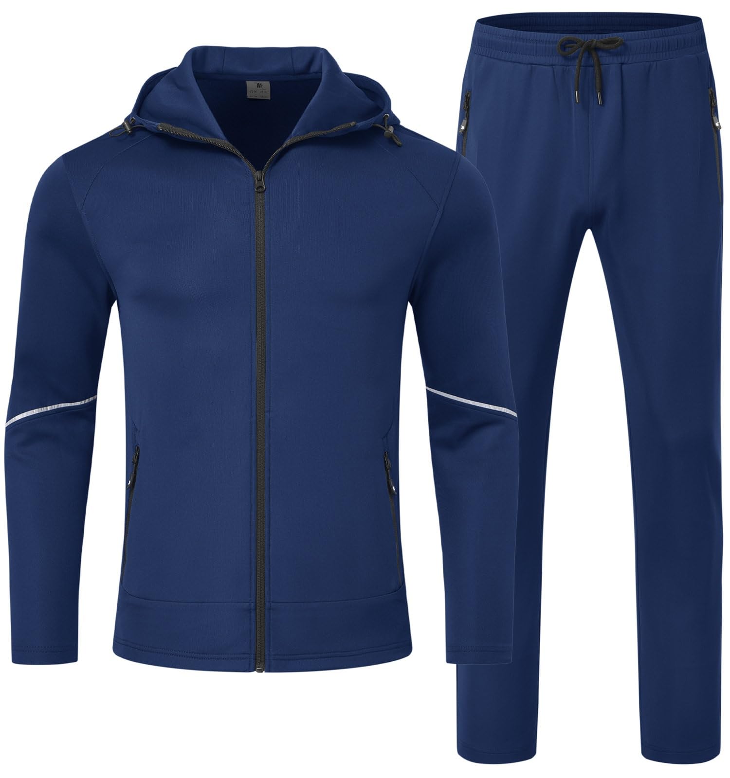 Rdruko Trainingsanzug Herren Jogginganzug Set Sportanzug mit Kapuze Freizeitanzug Langarm Männer Tracksuit für Gym Fitness