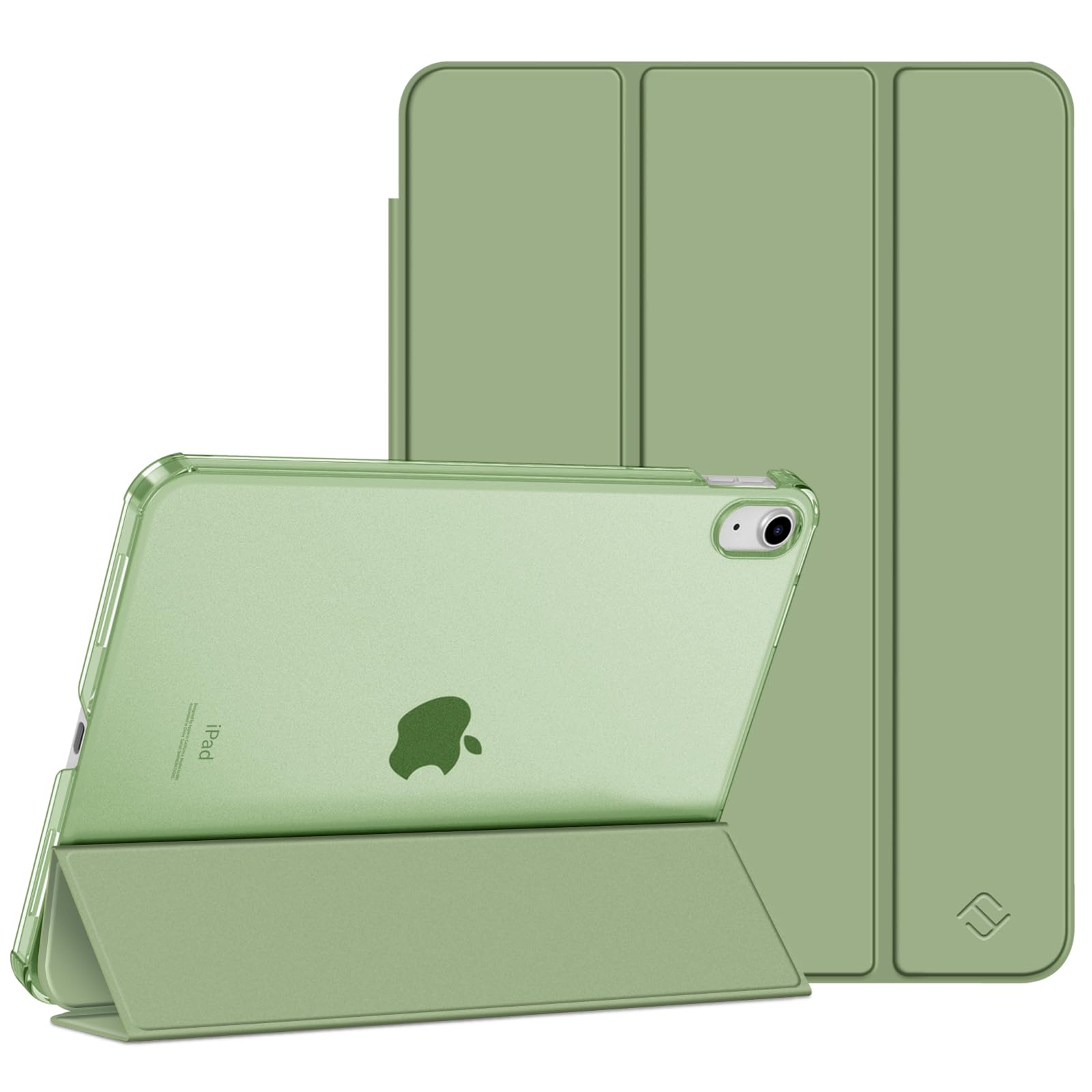 Fintie Hülle für iPad 11. Generation 2025 11 Zoll (A16), iPad 10. Generation 10.9 Zoll 2022 - Ultradünn Schutzhülle mit transparenter Rückseite Abdeckung Case Cover, Auto Schlaf/Wach, Pastellgrün