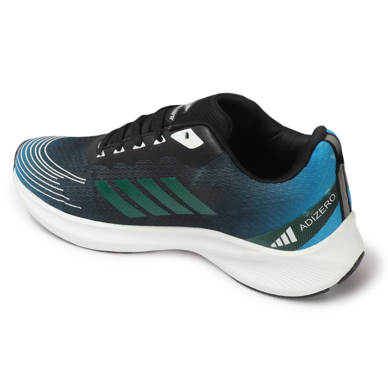 BLACKTOWN Men's Sports/Casual/Walking/Running/Walking shoesD-04 Black Blue-6 4