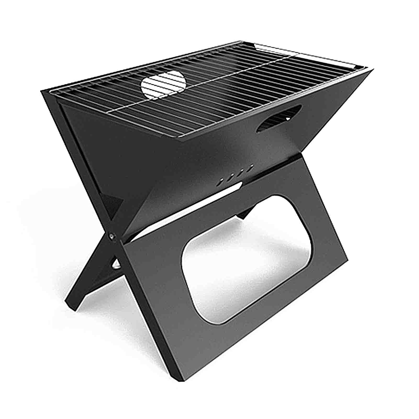 Barbecue extérieur compact pliable pour petits espaces et balcons urbains