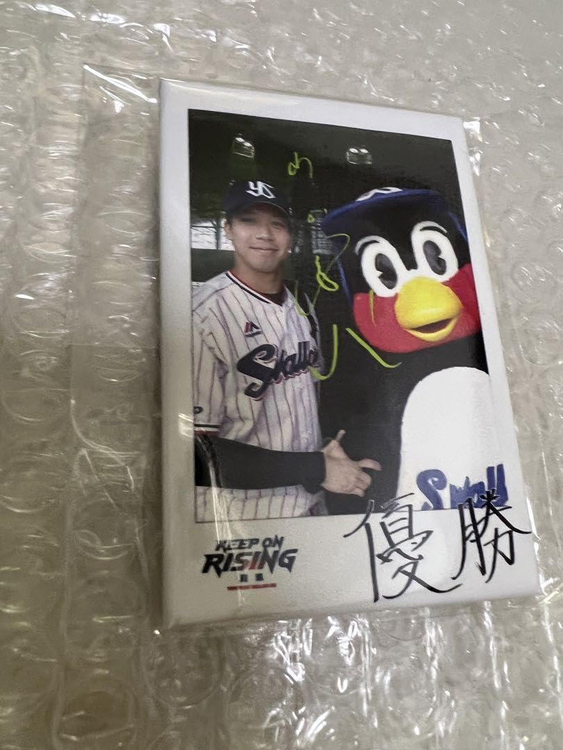Amazon.co.jp: 東京ヤクルトスワローズ 山田哲人 つば九郎 チェキ風缶