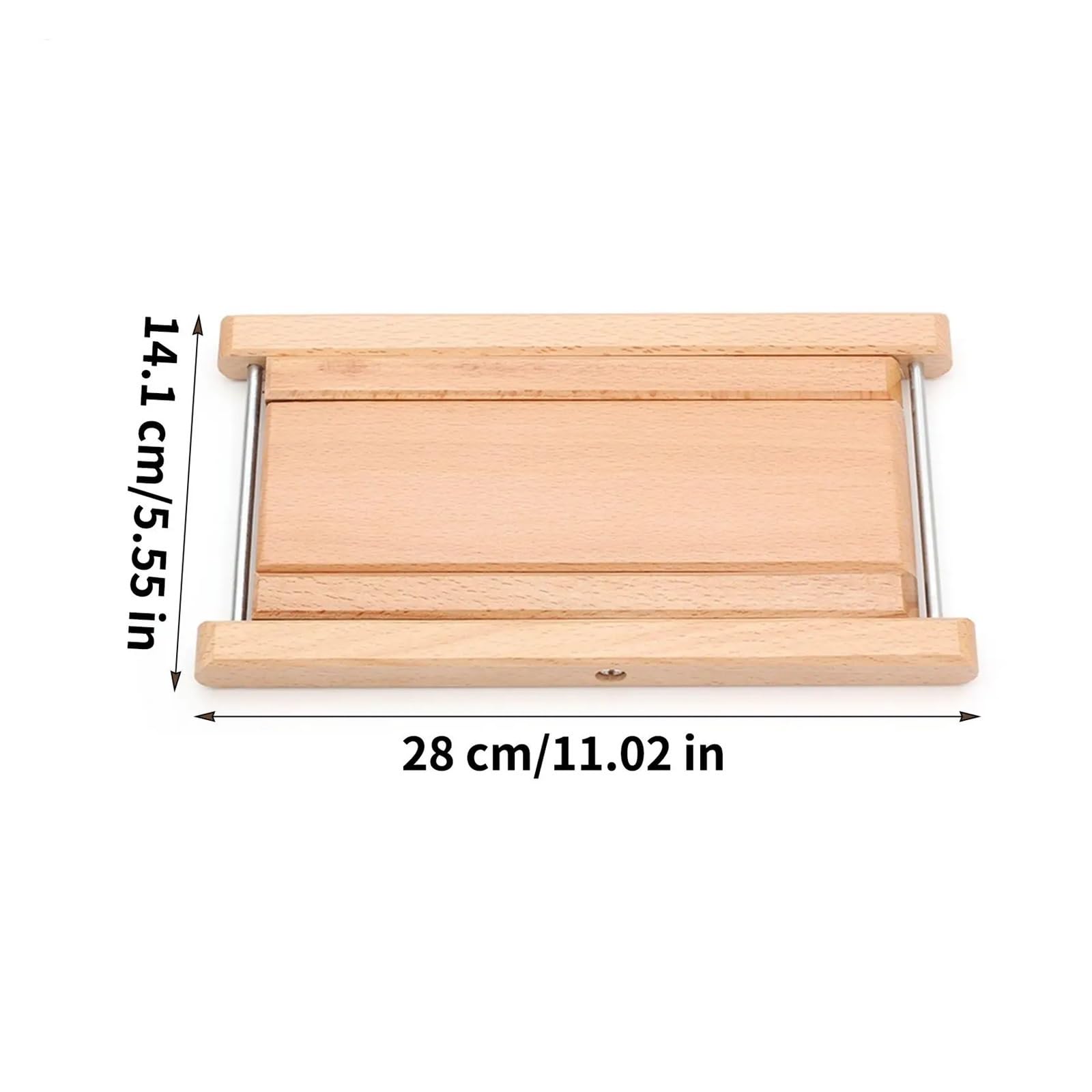 Verstellbarer Gitarren-Fußhocker Aus Holz – Ergonomische Beinstütze