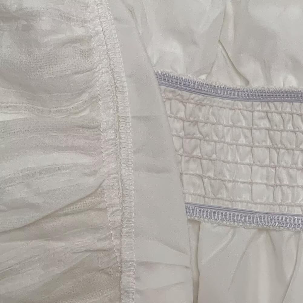 Women’s Cotton Maxi Dress Short Sleeve V Neck Lightweight Casual Everyday Dress with Pockets - Image 6