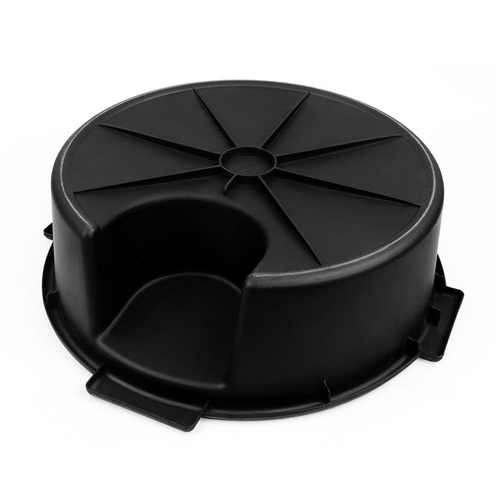 Ywmsfl Oil Collection Container with Handle and Scale Oil Collection Tray Oil Drip Catcher Pan Reusable 6L Round Oil Drain Pan