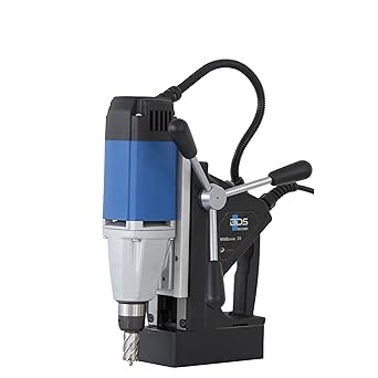 Magnetic Drilling Machine. 35X55 mm Drilling Machine. Magnetic Drill Machine MABasic 35. Magnetic Core Drilling Machine. Blue-Black