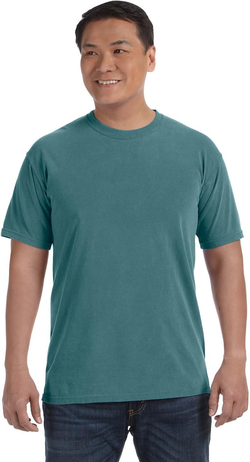 Comfort Colors 6.1 Oz. Ringspun Garment-Dyed T-Shirt, 2XL, Blue Spruce