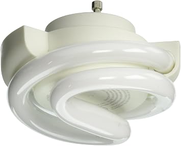 TCP Low Profile SpringLamp CFL Light Bulb Soft White 60W Equivalent 2700K GU24 Twist and Lock Base