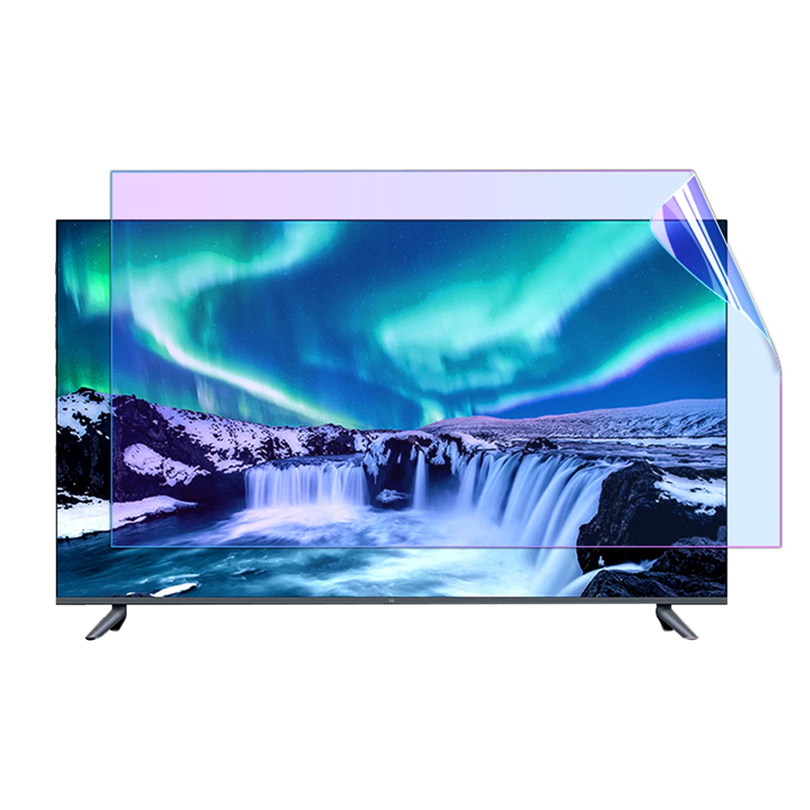 Filtro azul para pantalla de TV anti brillo y sin burbujas de 48''