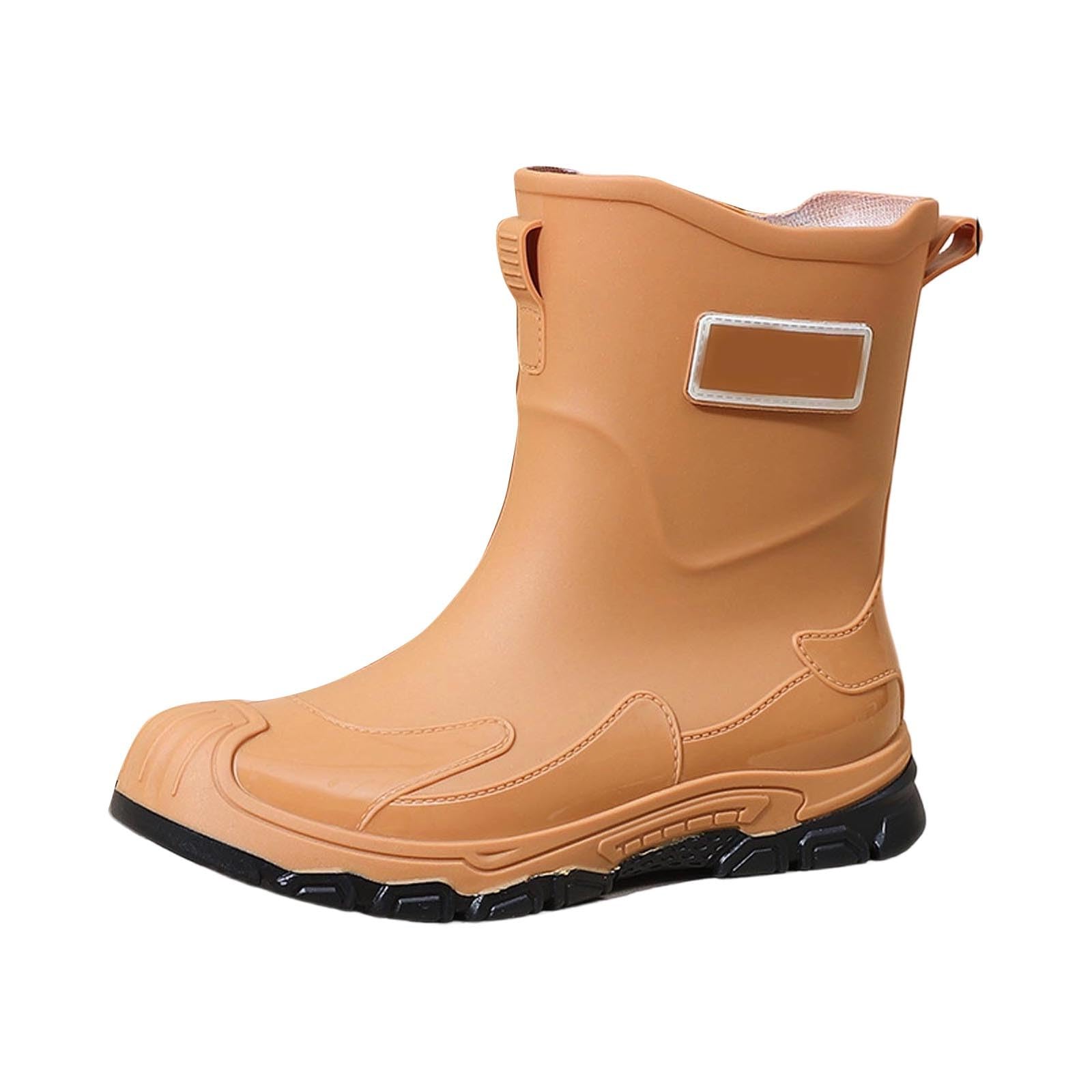 Botas de lluvia cortas unisex para caminatas de exterior y días de campo 6