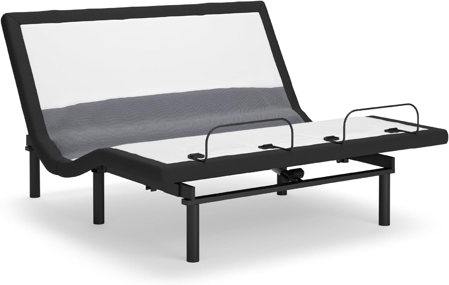 Signature Design by Ashley Best Base King with Lumbar and Audio Power Adjustable Head, Foot and Lumbar Base with Massage Function, Wireless Speaker System, App Compatible, Wireless Remote, Black