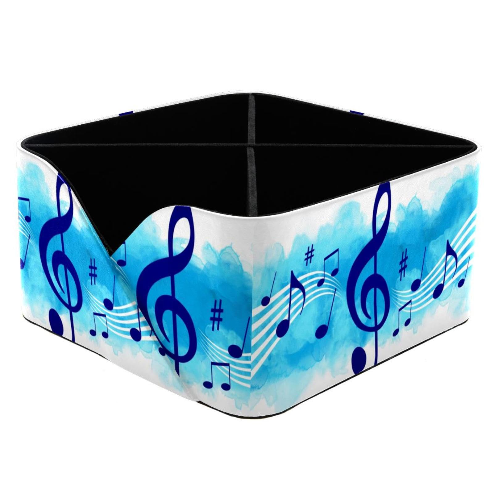 Fournitures de bureau design bleu aquarelle avec porte-crayons et organisateur