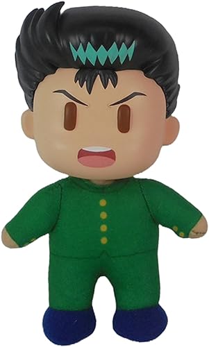 Great Eastern Entertainment Yu Yu Hakusho - Yusuke Urameshi 2 cabeza de plástico movible felpa 4.5" H