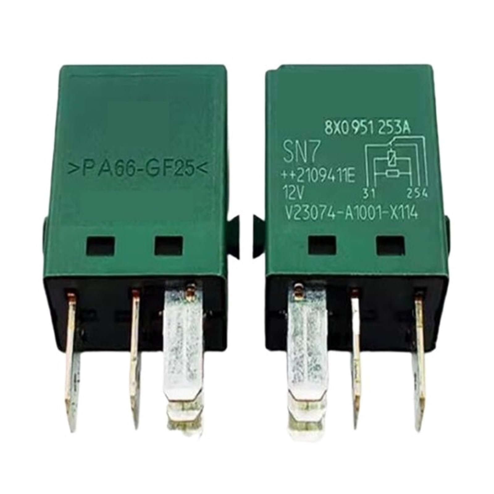 Relais V23074-A1001-X114 12V 5PIN pour réparer l'électricité de votre auto