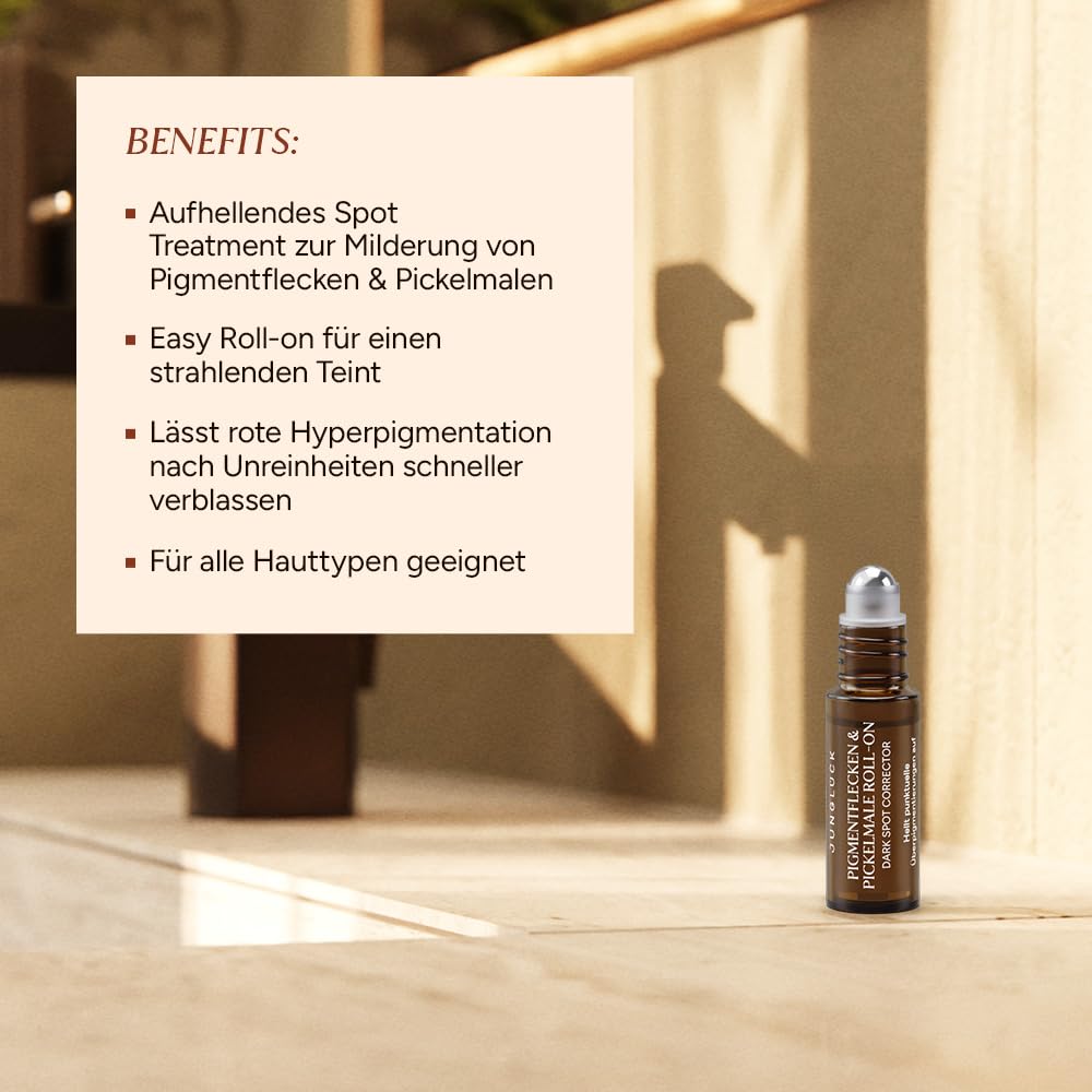 JUNGLÜCK Anti Pigment Spots & Pimple Marks Roll-On - Vegan, orange, 5 ml (Pack of 1) - Image 2
