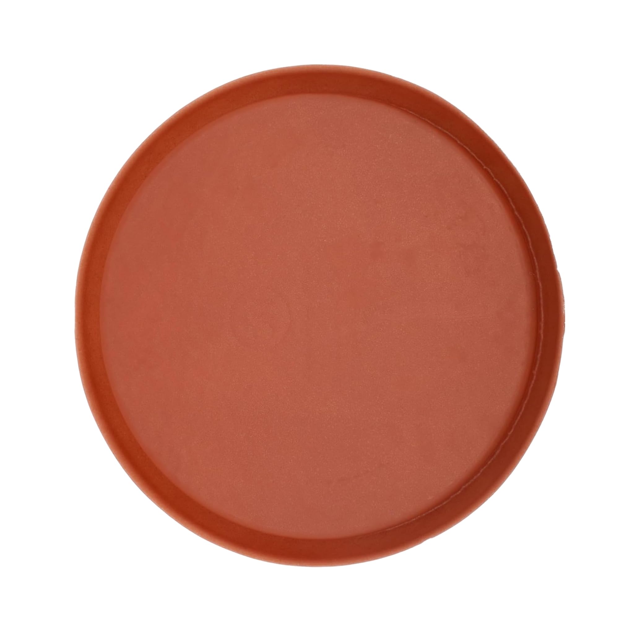 The HC Companies STZ30000E35C006LRDLS Terrazzo Saucer, 30", Terra Cotta