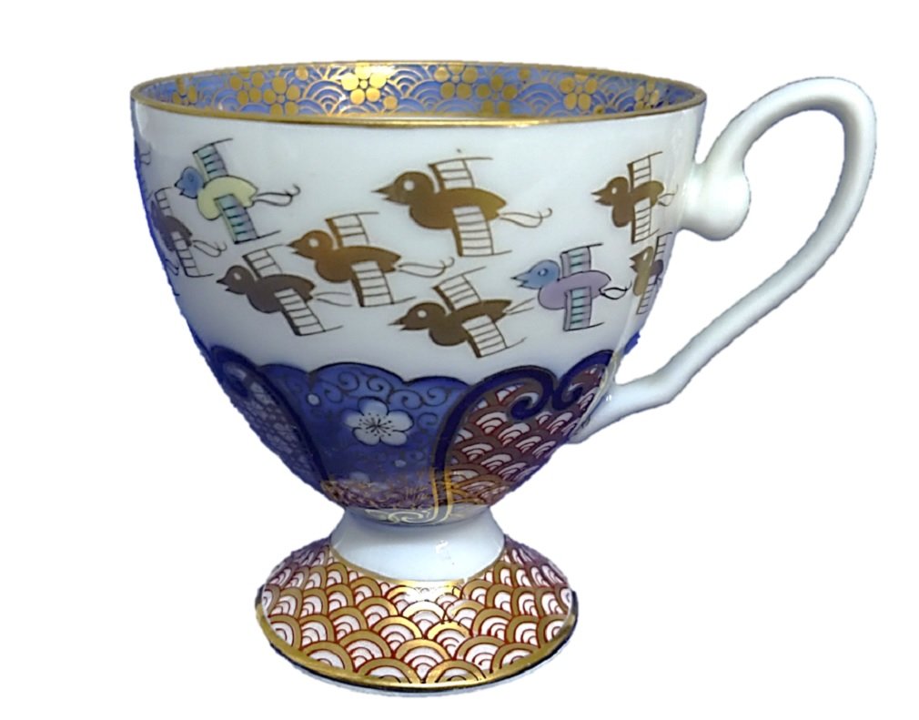 Amazon | 有田焼/金彩千鳥祥瑞 コーヒー碗皿/コーヒーセット コーヒー