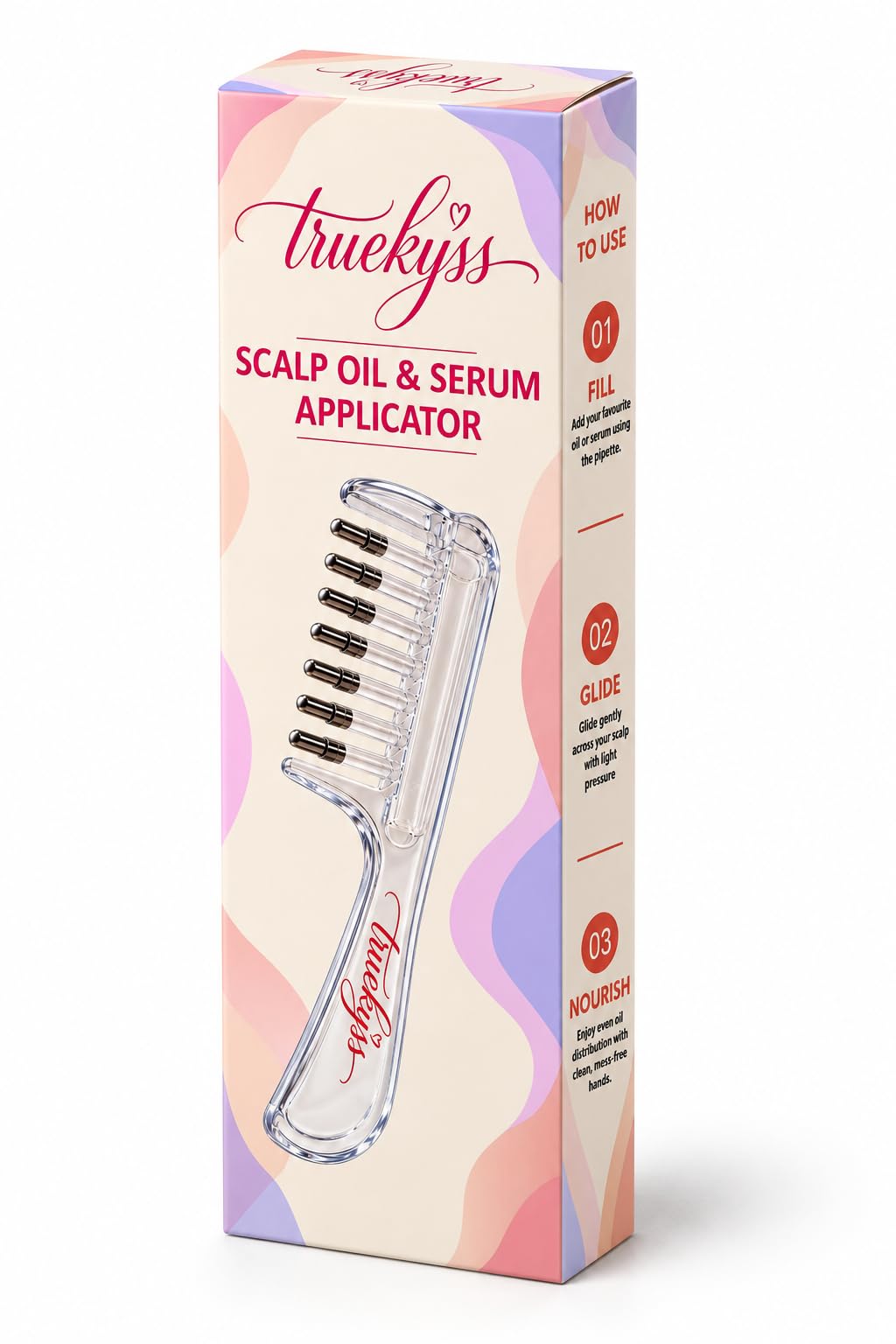 TRUEKYSS Hair Oil & Serum Applicator Comb - Image 1