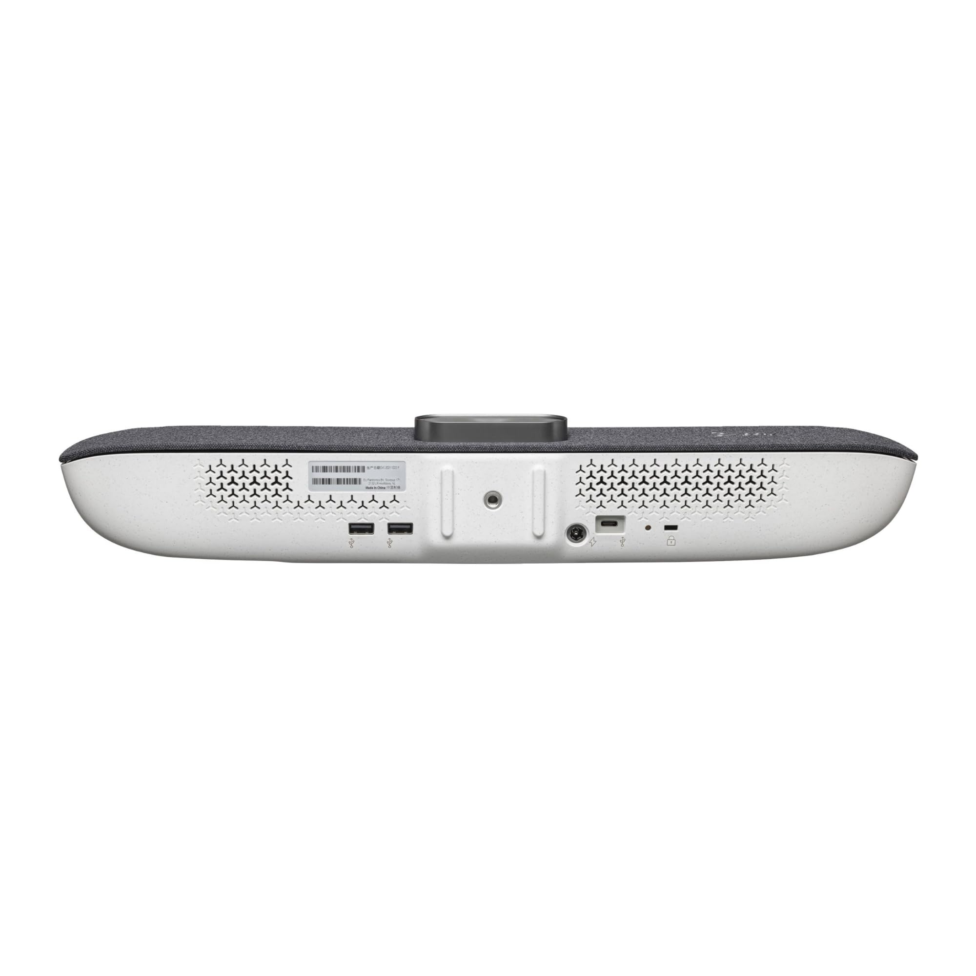 Poly Studio R30 – 4K-Videokonferenzsystem (Plantronics) – Kamera, Mikrofon & Lautsprecher für kleine Räume – Moderatoren-Tracking, NoiseBlockAI, Sprecher-Framing – Plug & Play, Kompatibel: Teams, Zoom