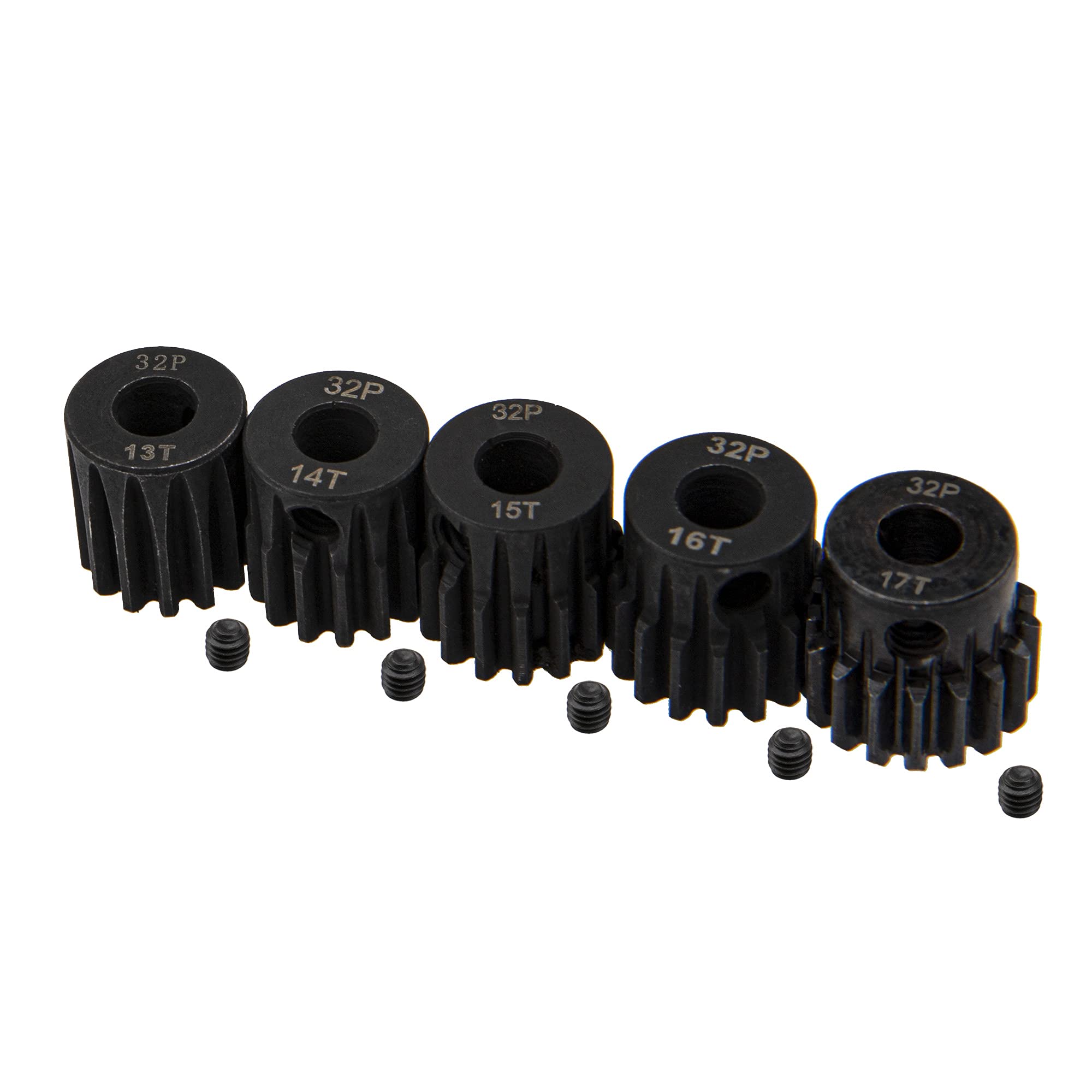19T Carbon Steel Gear Traxxas 32P Hardened Steel Pinion Gear W/5mm Bore (11T) [TRA5641] - AMain Hobbies RC Hardened Pinion Gear - View #12