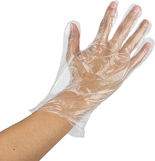 Karat FP-GP2003-2K Poly Clear Gloves - Large (Case of 2000)