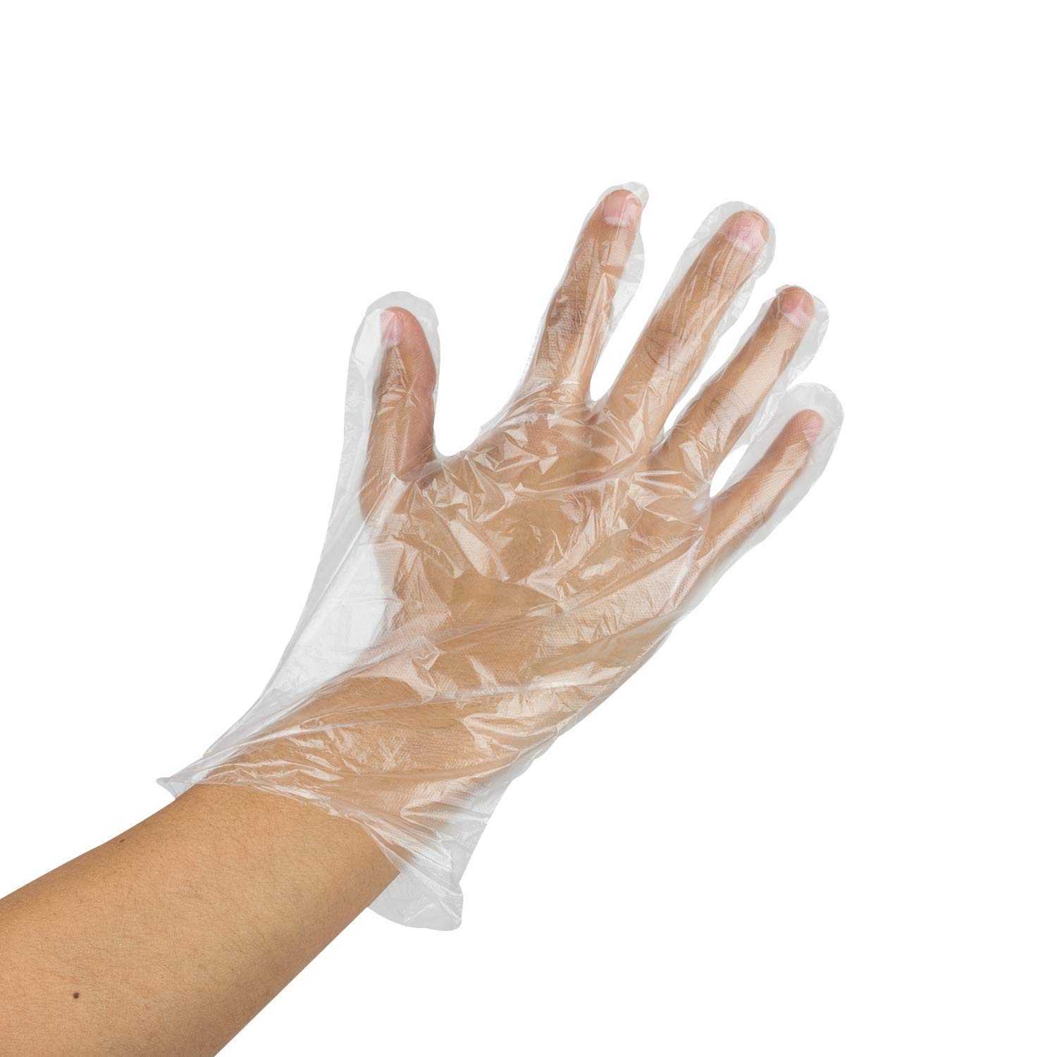 Karat FP-GP2003-2K Poly Clear Gloves - Large (Case of 2000)