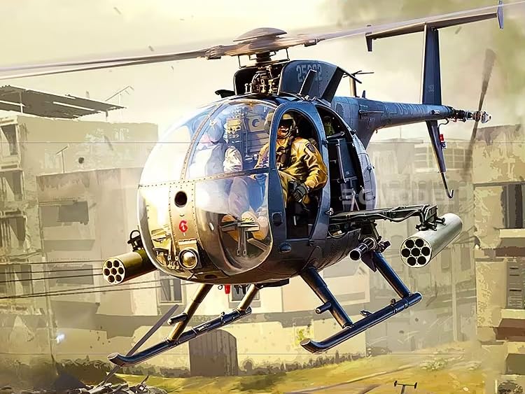 Amazon | プラスチックモデル組立キット KH50003 アメリカンAH-6 J/MH