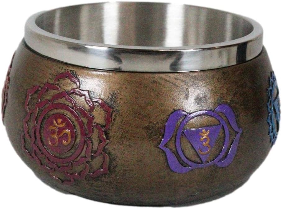 Miniatura 8 de Ebros Gift Wicca Metafísico Zen Energía Positiva Espiritual Divinidad Intrincado Colorido Siete Chakras Dimensiones De La Energía Símbolo Manchas