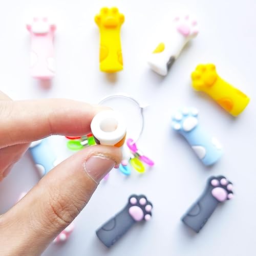 Miniatura 9 de 20 tapones para agujas de tejer con lazo, protectores de punta de aguja de tejer, protectores de punta de aguja de tejer, tapas de aguja de tejer,