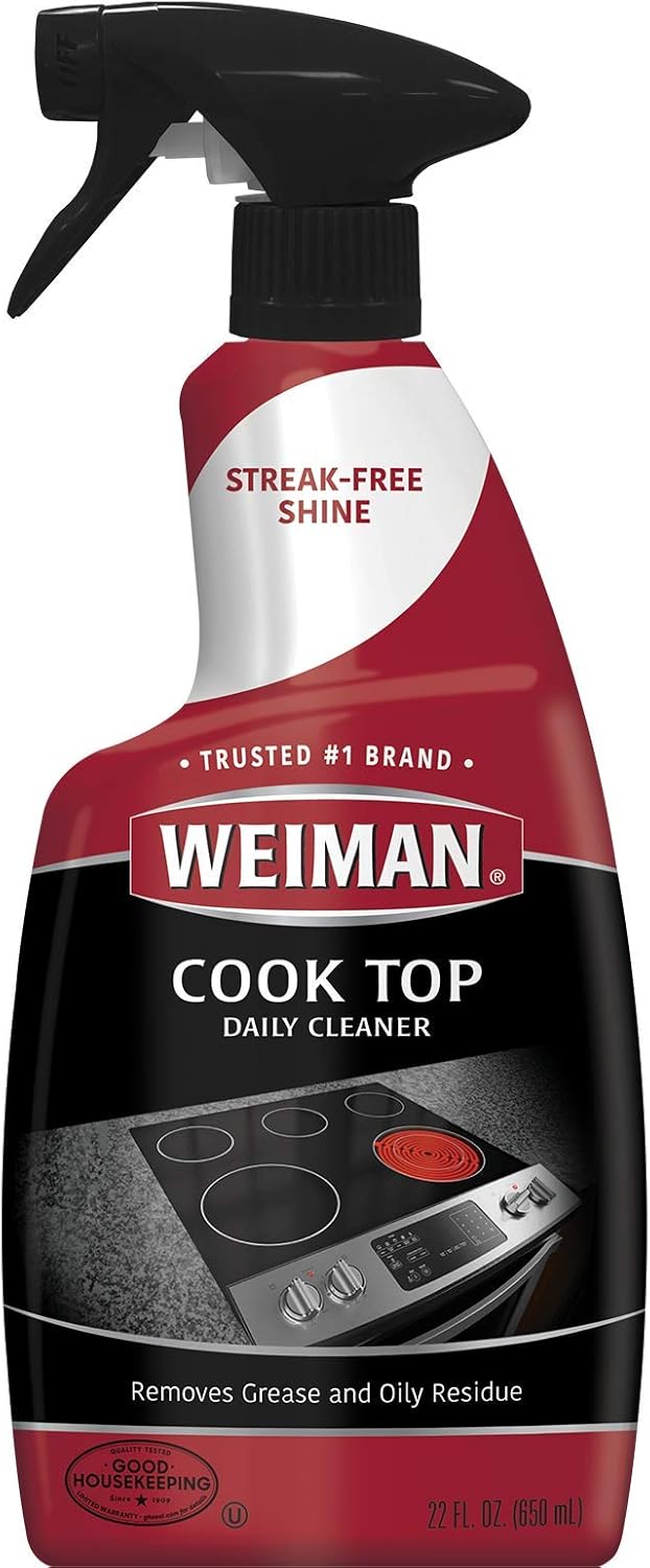 Weiman Cooktop Cleaner and Polish 22 Fluid Ounces Daily Cleaner