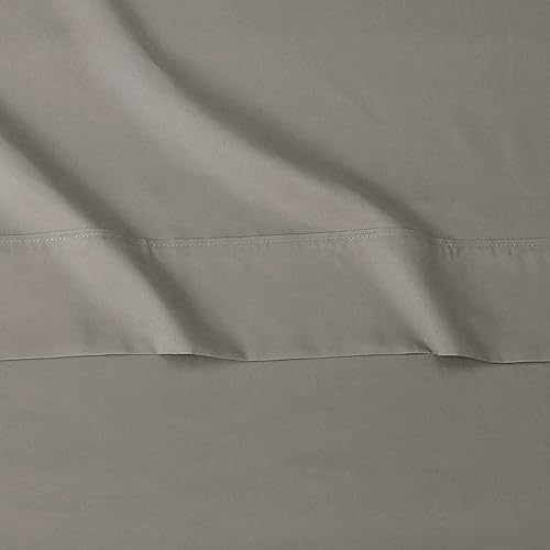 Miniatura 7 de Pieridae Juego de sábanas tamaño Queen, color gris claro, sábanas de 4 piezas para cama tamaño Queen  Sábanas y fundas de almohada ultrasuaves de