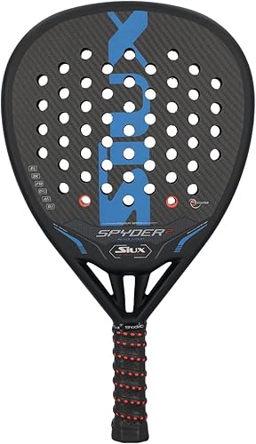 Pala SIUX Spyder 2 Revolution Attack High Balance I Soft Eva Core I 3k Carbon Face I Formato de gran tamaño I AvanzadoNivel de competencia I
