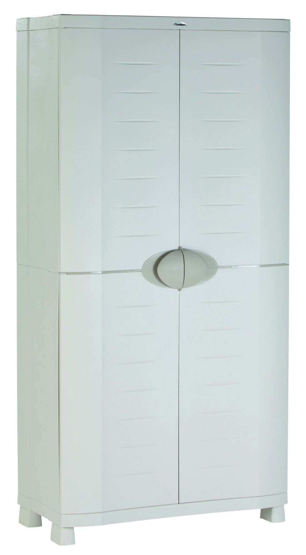 Plastiken M258516 - Armario de Resina escobero Space Saver Beige 90cm