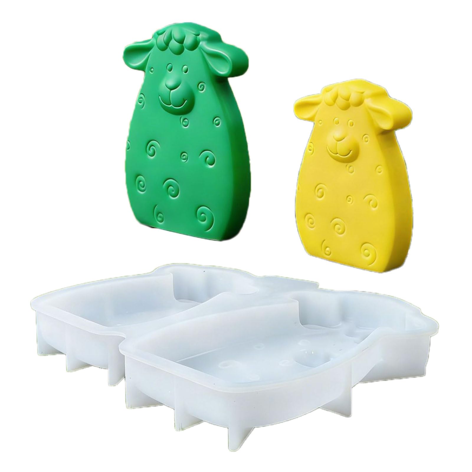 Shurhome Sturdy Silicone Sheep with Easy Releases Designs for Artisanal Craft and Creation Making