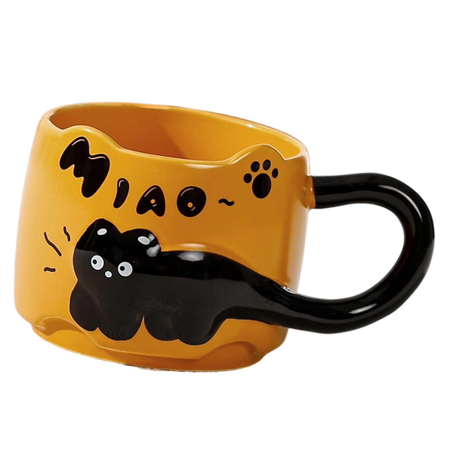 Tsophreniq Multipurpose Ceramic Mugs for Coffee Milk Breakfast Size 9cm Height 14.5cm Length Microwave Oven Safe Dishwasher Safe