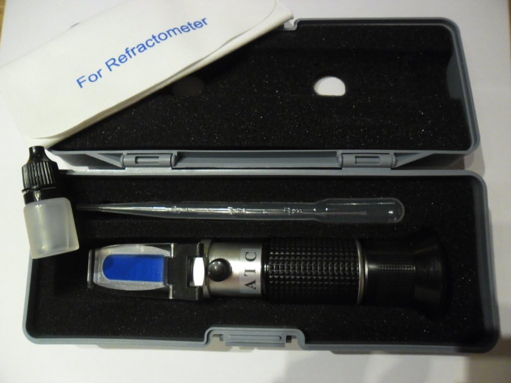 Refractometer for car frost protection tester battery acid windscreen water 3001 with calibre liquid.