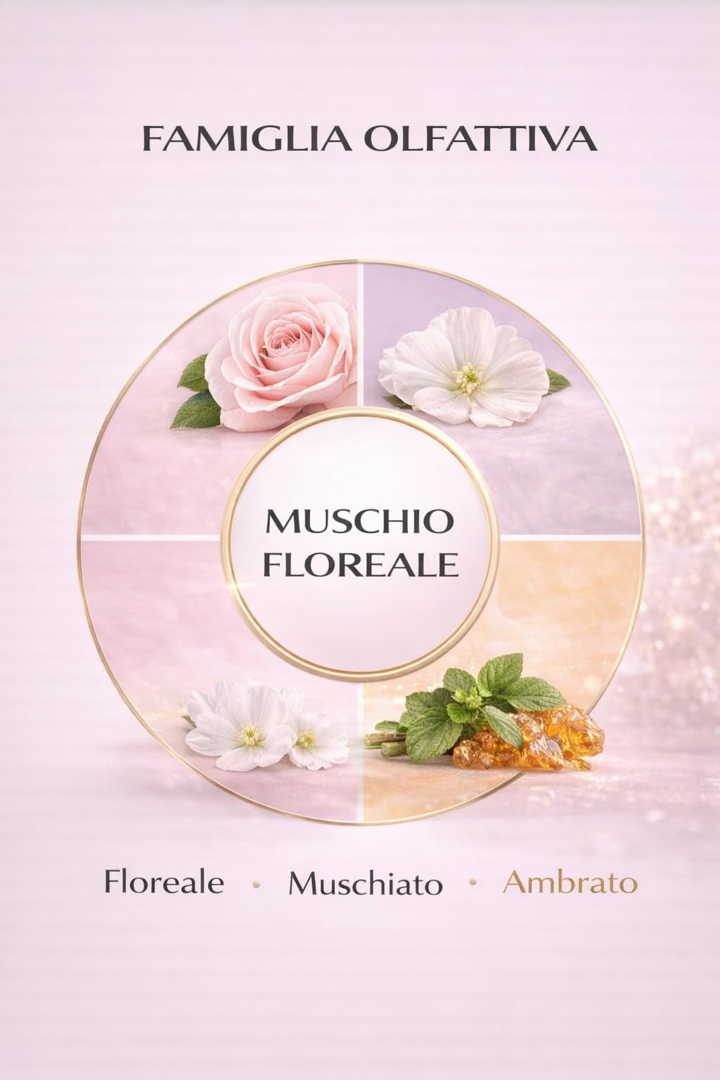 For Her Eau de Parfum Donna 100 ml – Profumo Femminile Muschiato con Rosa e Ambra, Fragranza Elegante e Sensuale, Idea Regalo Donna