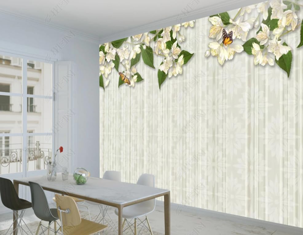 Papier peint intissé fleur de poirier poster géant mural 350x256 cm