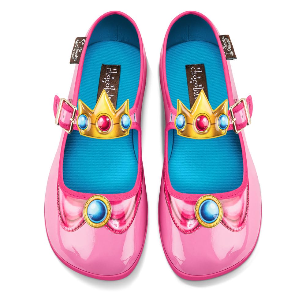 Hot Chocolate Design Chocolaticas Funky Canvas Women's Mary Jane Flat Shoes — view 98