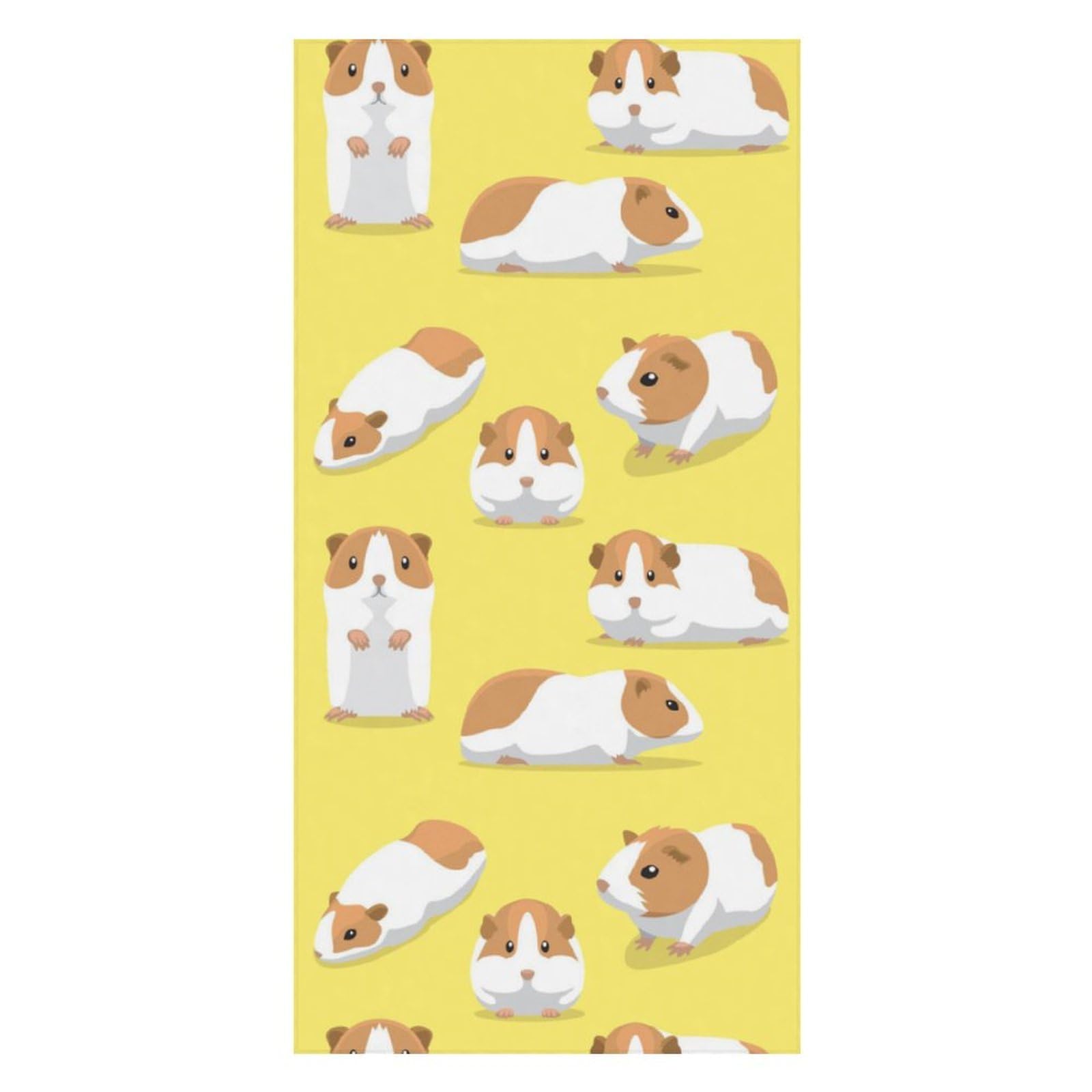 LWORZIIB Beach Towel, Cartoon Guinea Pig Bath Towel, Pool Towel Great for Gym Swimming 80 X 160cm