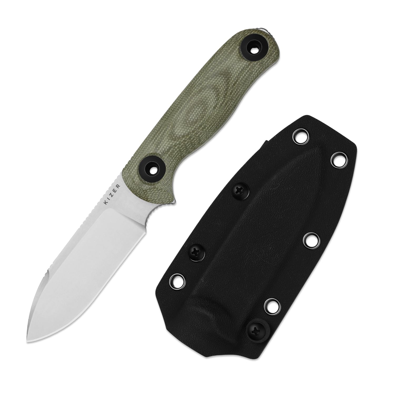 Kizer Drop Bear Fix 3 Couteaux à Lame Fixe, 1101A2