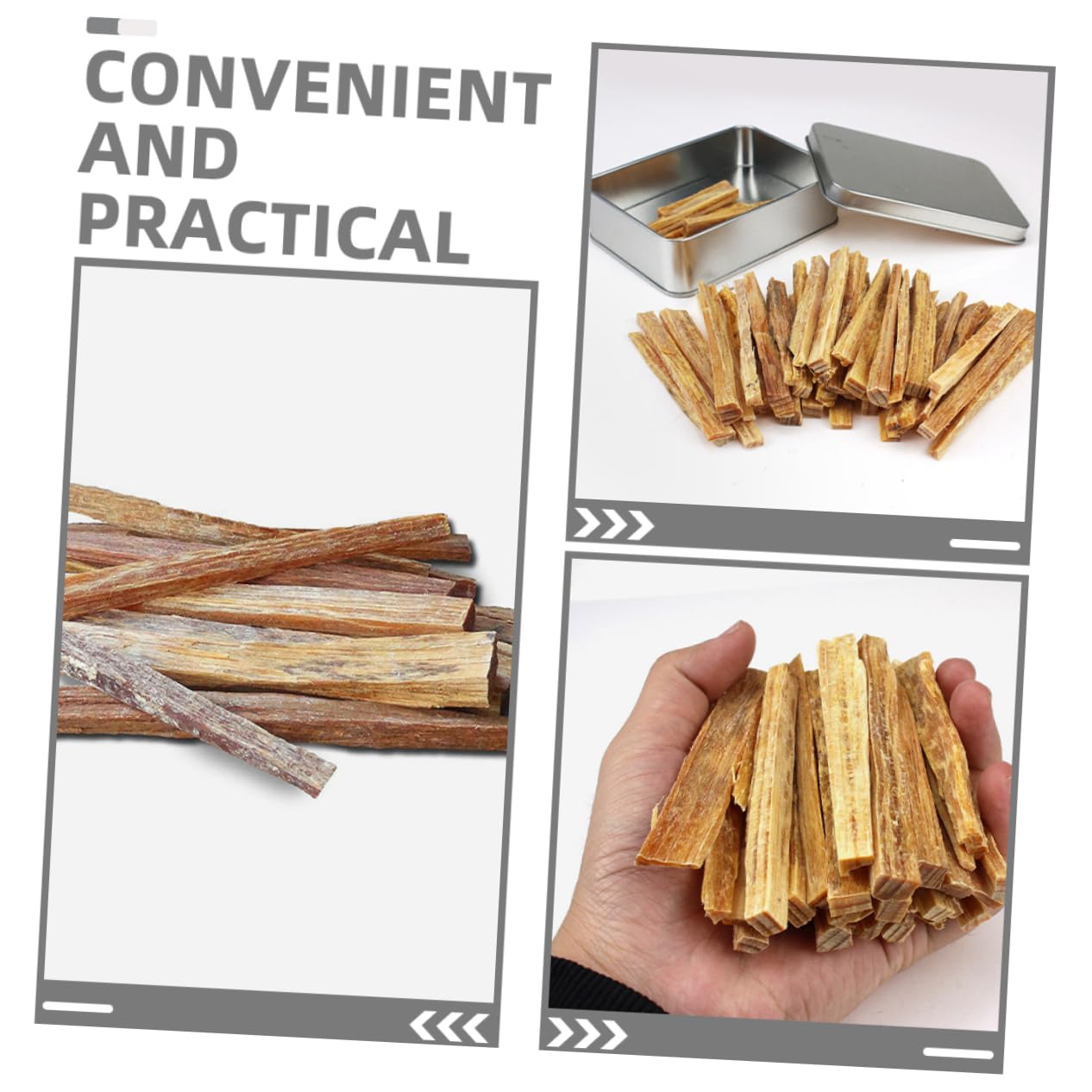 Allume-feu en Bois 2 Boîtes pour Randonnée et Réchaud