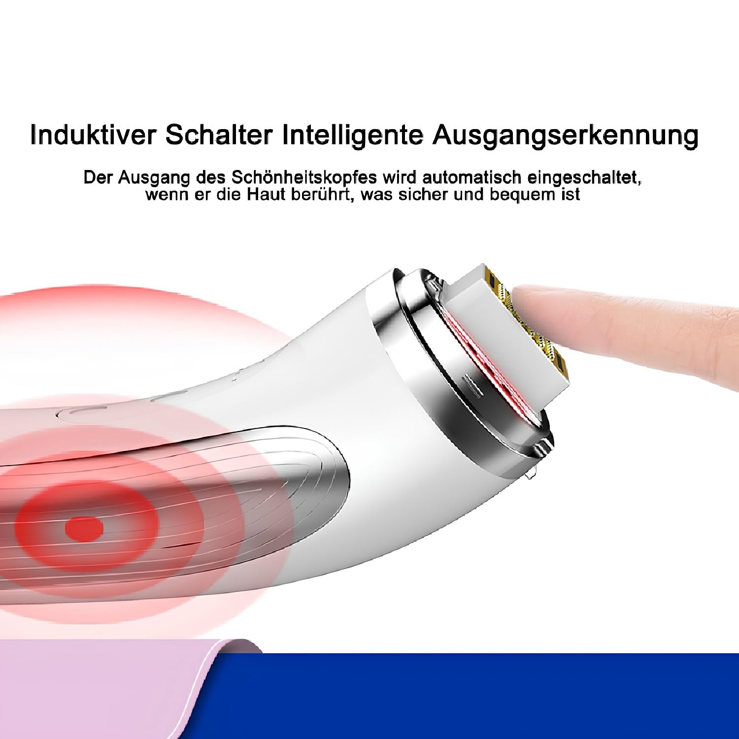 Cool-i® RF-Pflegegerät – Radiofrequenz-Technologie mit Wärmefunktion – Ergänzende Hautpflege zu Hause – Kabellos, tragbar, leicht zu bedienen