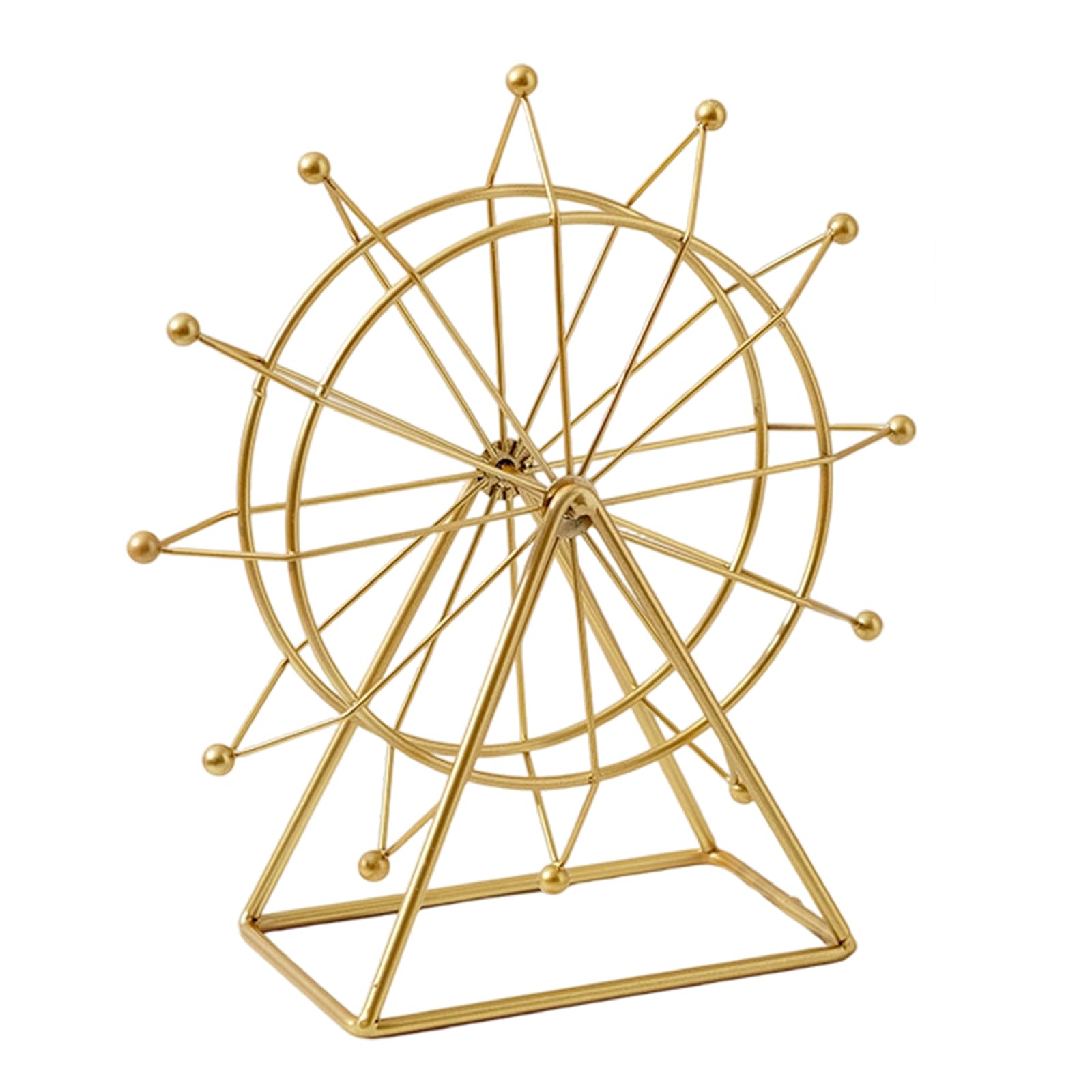 ordinarYone Iron Ferrises Wheel Home Decors Accents Ferrises Wheel Bookshelfs Decors Ornament Art Sculpture Housewarmings