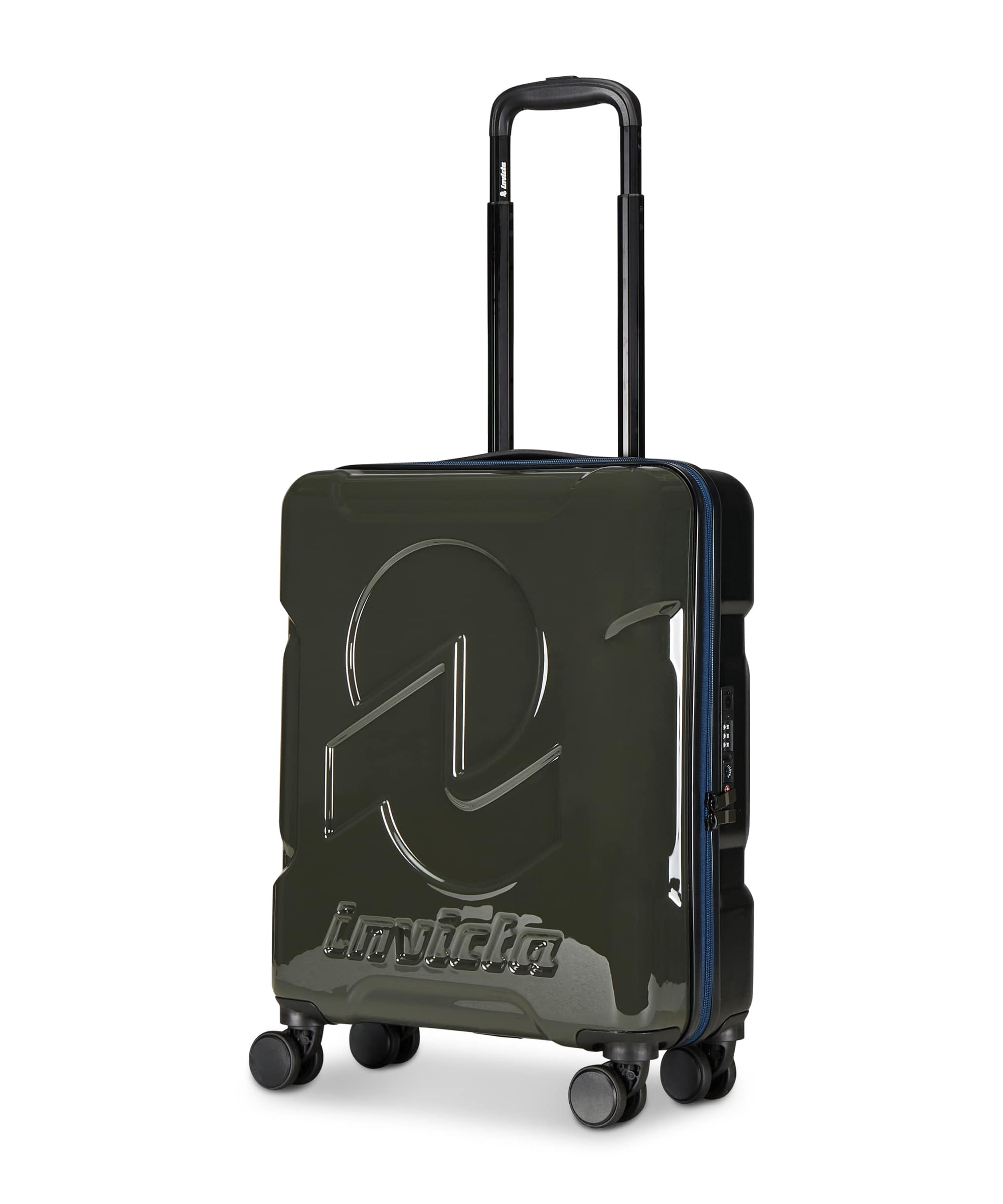 Invicta Trolley Travel - Bagaglio a Mano - Grigio - 33 Litri, Rigido da Cabina con 4 Ruote Girevoli + ZAINO MINISAC GLOSSY - Invicta - Viaggi e Tempo Libero