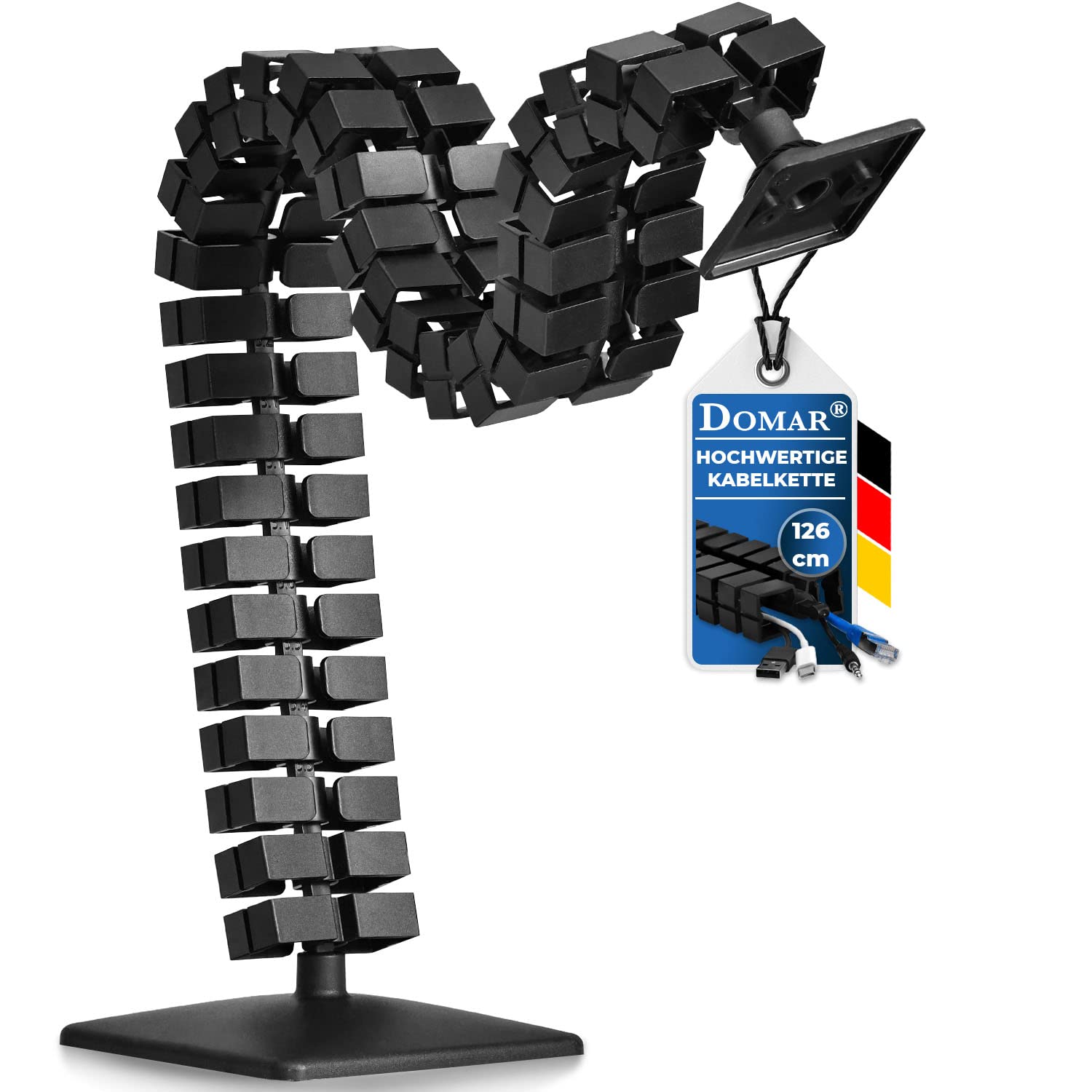 Buy Domar® Cable Guide Desk Height Adjustable I Flexible Cable Chain