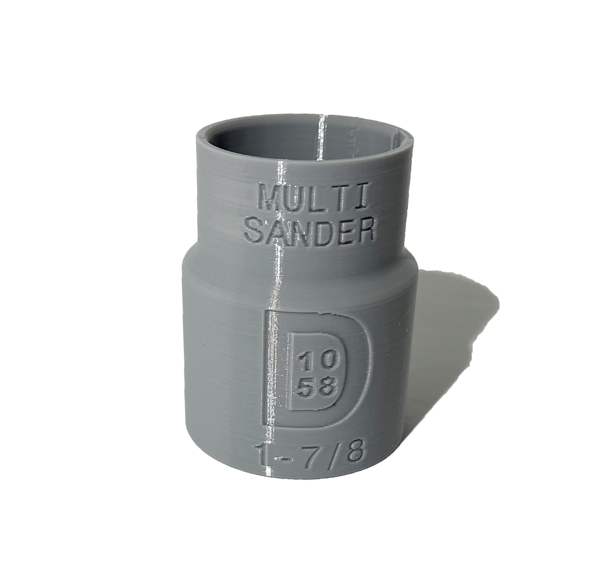 Adaptador de manguera de vacío compatible con la lijadora de detalles multifunción SKIL SR211601 SR232301 SR250801 y manguera de aspiradora de 1-7/8 pulgadas para extracción de polvo