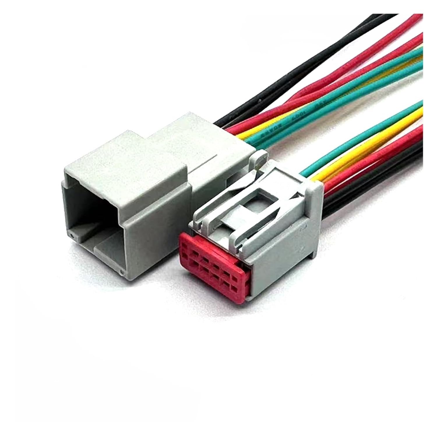 8 Pin 30700-1080 Auto Rearview Mirror Reversing Image Harness Connector 30968-1080(Ivory,5 Sets)