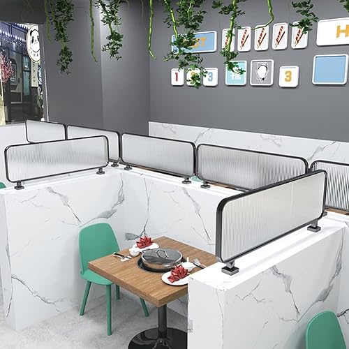 Miniatura 3 de Paneles de privacidad de pantalla de partición comercial, pantalla de protección de plexiglás, pantalla divisora moderna para oficina, restaurante,